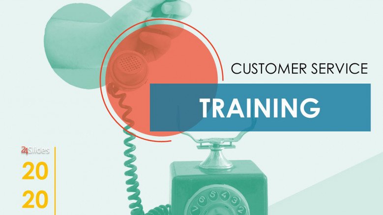 Free customer service training PowerPoint template