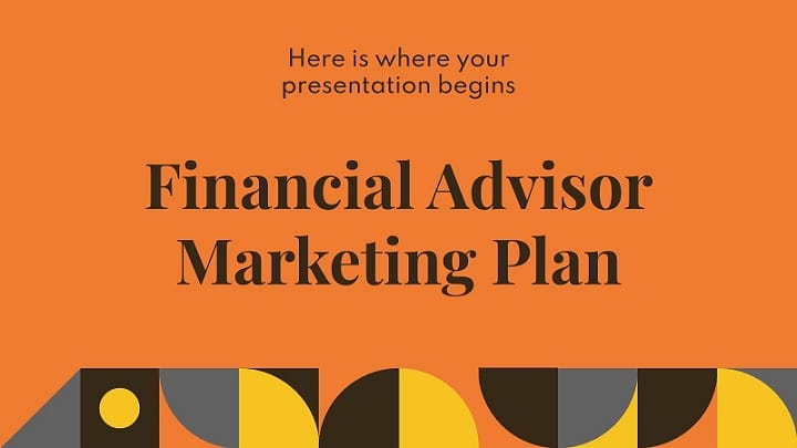 financial advisor marketing plan 