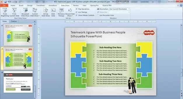 free teamwork PowerPoint templates
