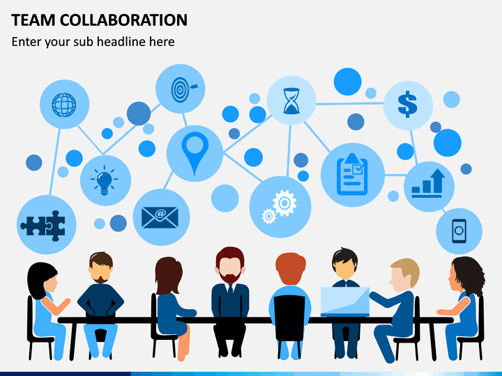 team collaboration PowerPoint template