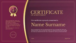 free certificate PowerPoint templates & Google Slides