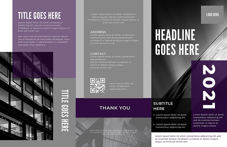 free canva business brochure templates