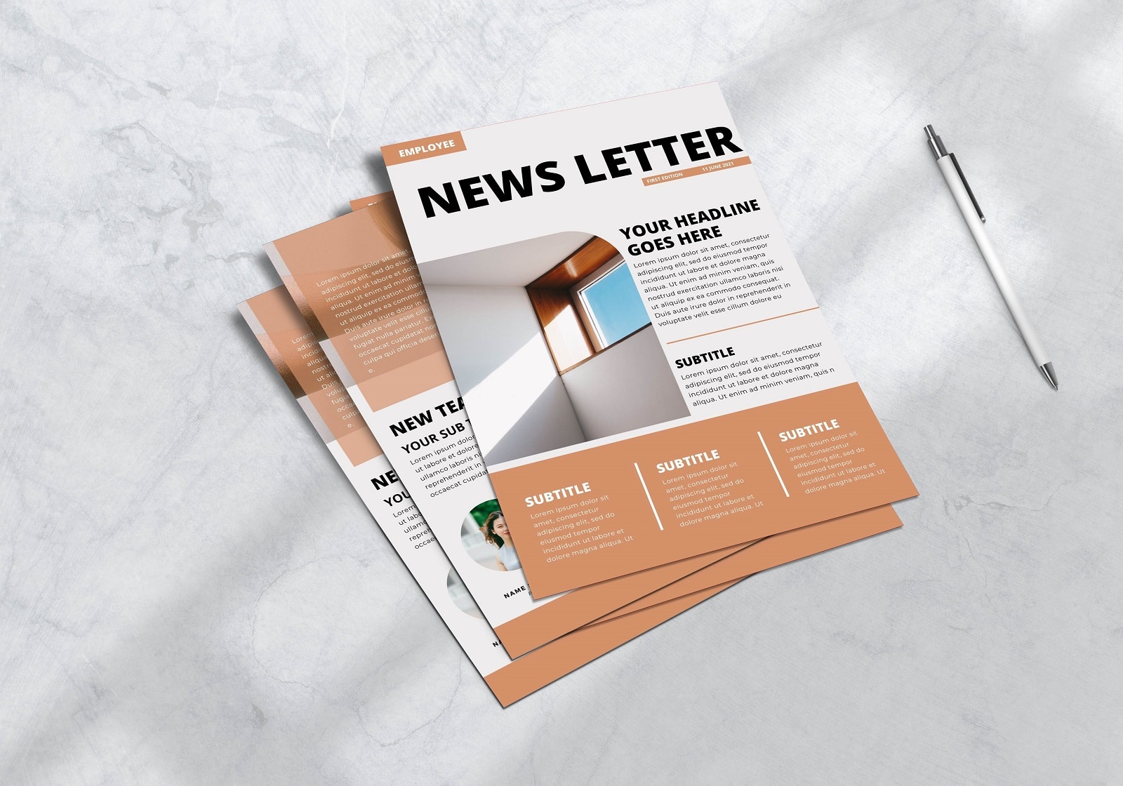 Free Canva Company Newsletter Templates