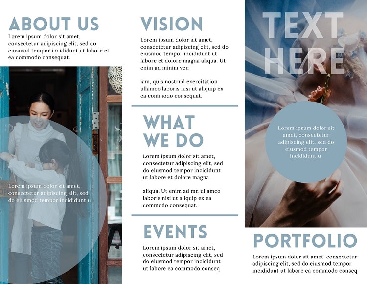 Canva Free Trifold Business Brochures