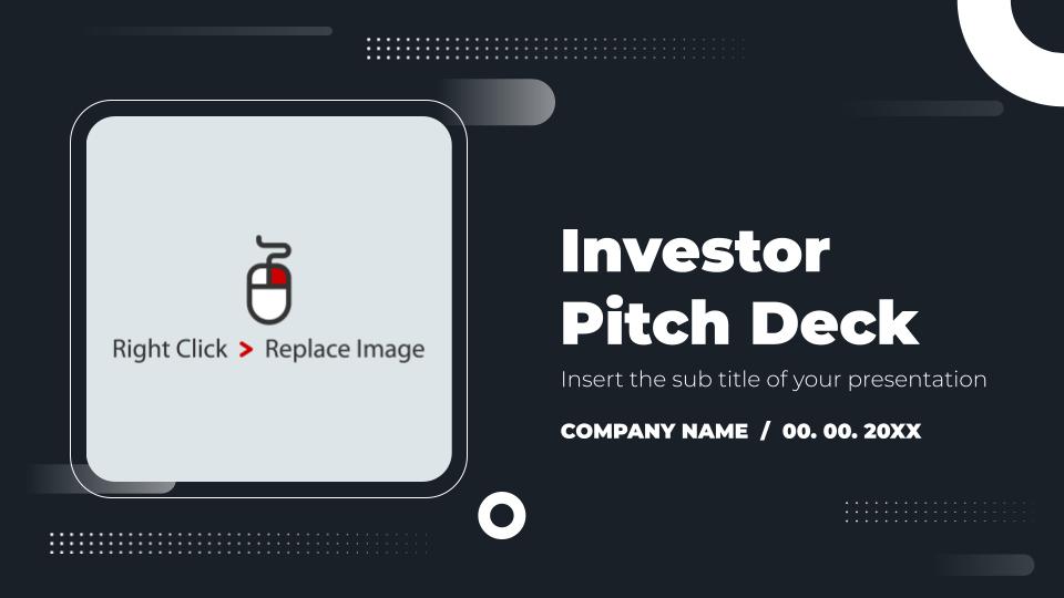 free google slides investor pitch deck template