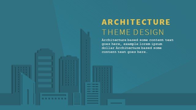 Free Architecture PowerPoint Background and Theme