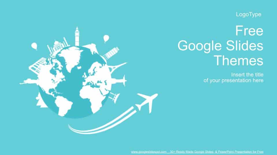 Free World Travel Concept Design Google Slides Templates