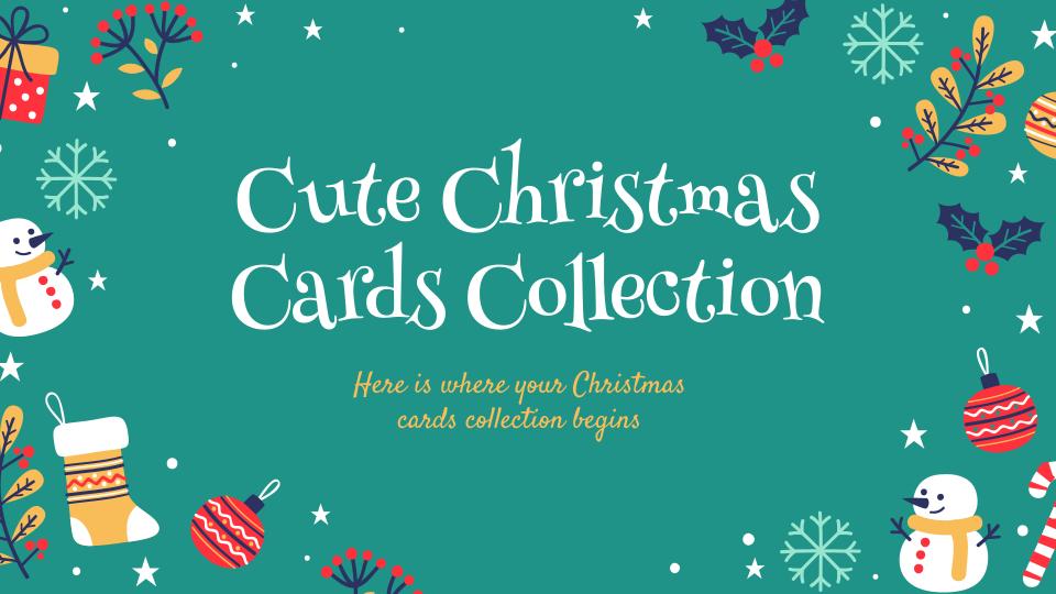 Cute Christmas Gift Cards Google Slides and PowerPoint Templates