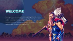 Thor Style welcome page