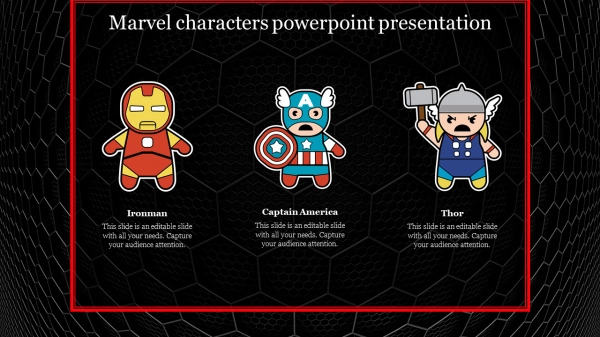 Cartoon Marvel Characters 