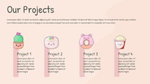 Our projects cute template