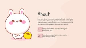 cute animal about us page template
