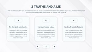 two truths and a lie presentation