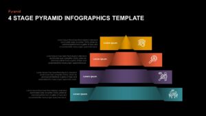 free colorful pyramid infographic