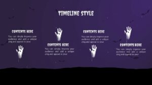 zombie timeline style