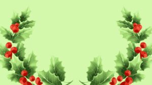 Free Christmas wreath background