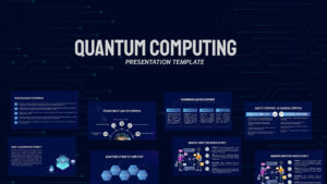 Quantum computing PowerPoint template